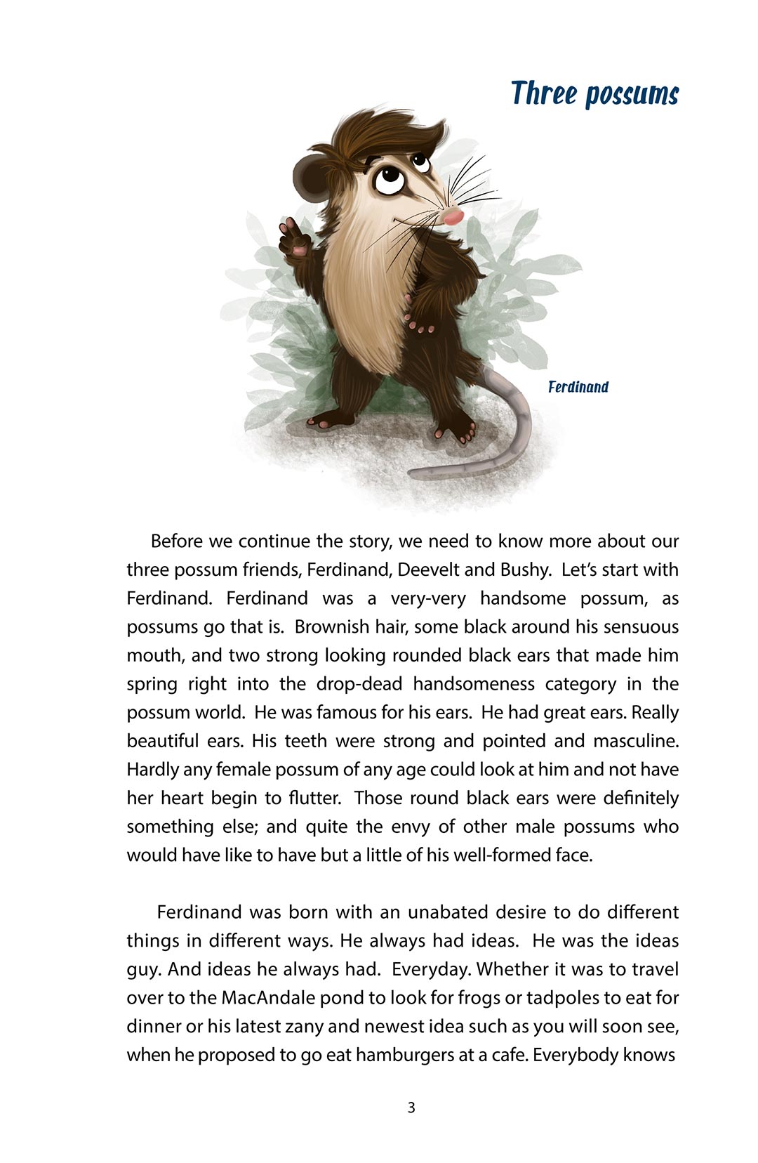 The Adventures of the Awesome Possums (Illustrated): Hamburgers - Image 3